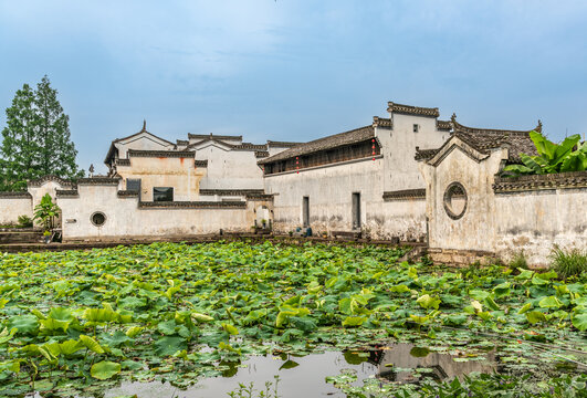 徽派呈坎古村建筑风景