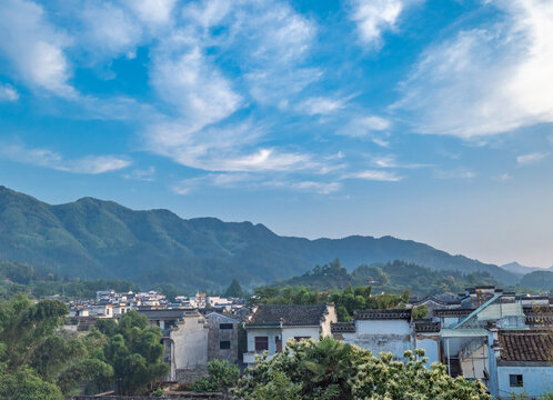 徽州呈坎古村落风景