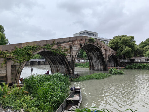 菱湖古镇安澜桥