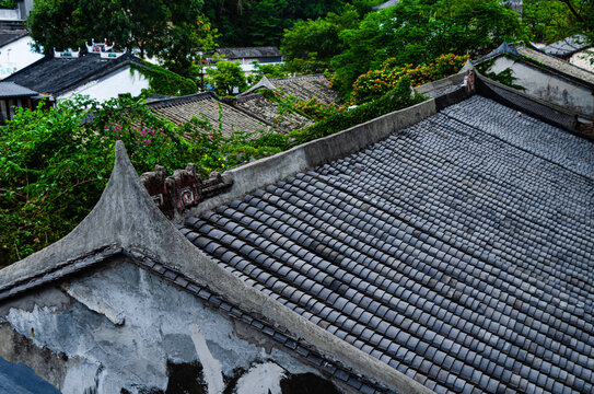 古建筑客家小镇深圳风光