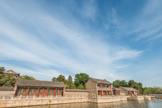 中国北京颐和园古代建筑