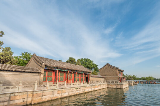 中国北京颐和园古代建筑