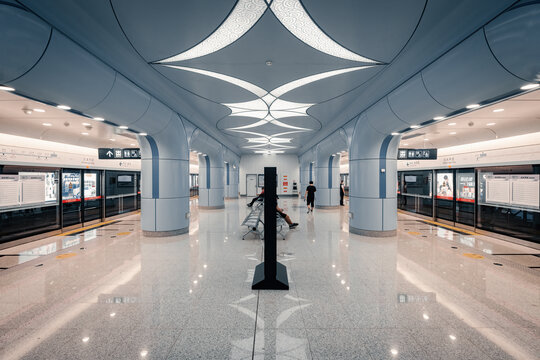 北京地铁19号线内景