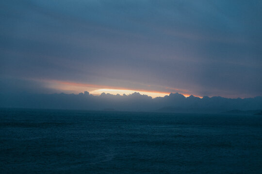 东极岛日出日落