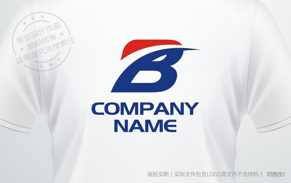 B字母logo首字母B设计