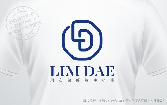字母LD设计logo字母LD