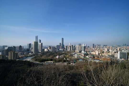 大连劳动公园城市建筑风光