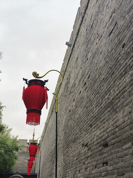西安城墙灯笼