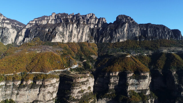 太行山崇山峻岭装饰画