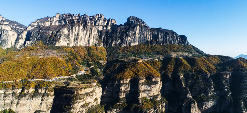 太行山崇山峻岭装饰画