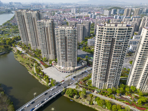 南京城市风光建筑龙湖春江郦城