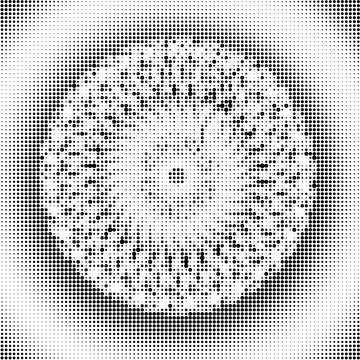圆点激光镂空艺术图案
