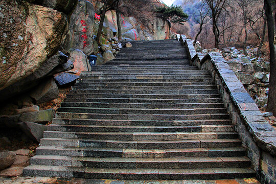 泰山登山石阶摩崖石刻