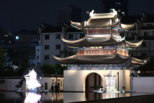 南京科举博物馆夜景