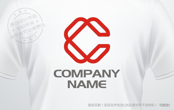 C字母logo字母C设计金融