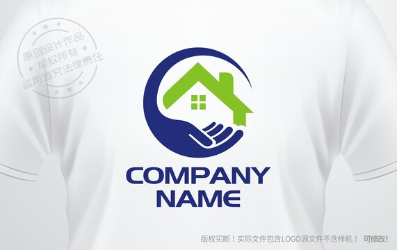 家政服务logo房产中介房屋