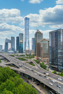 北京国贸桥cbd商业区