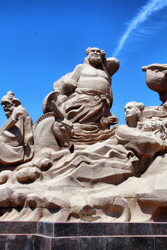 蓬莱八仙过海雕塑