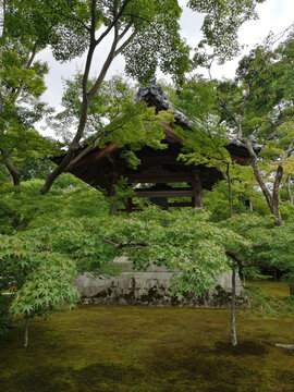 日本京都金阁寺钟台