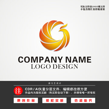 CJ字母LOGO凤凰LOGO