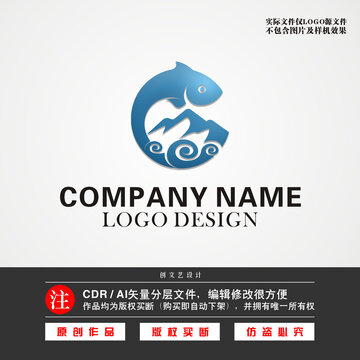 鱼LOGO