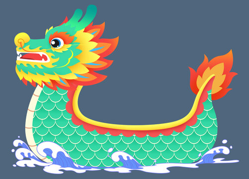 龙舟中国传统节日龙船端午节