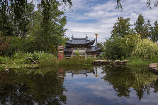 云南大理洱海湿地公园风景