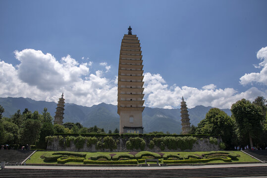 云南大理崇圣寺三塔公园