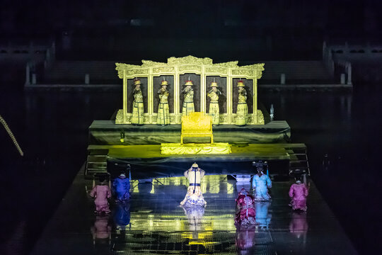 横店火烧圆明园大型实景演出