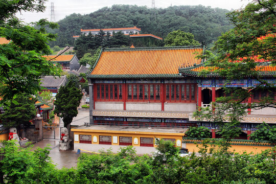 青岛湛山寺古寺庙