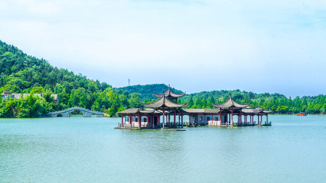 印山湖水景