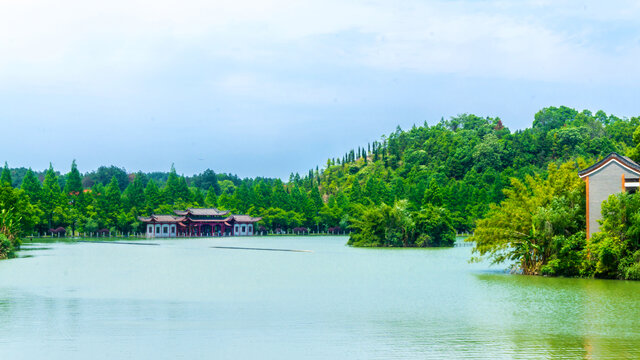 印山湖水水景