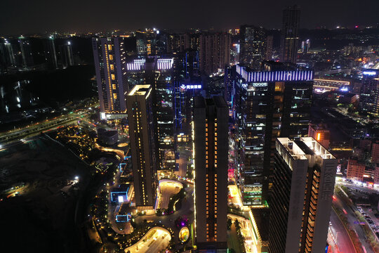 深圳龙岗坂田夜景