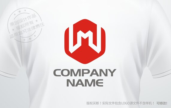 WM字母logo字母WM标志
