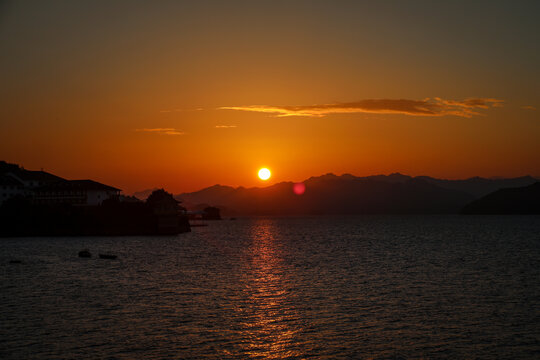 千岛湖日落