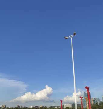 深圳的蓝天白云