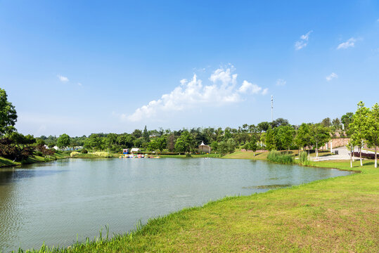 象山湖公园风景