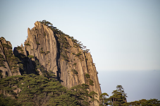 黄山山峰