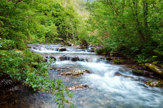 山涧溪水