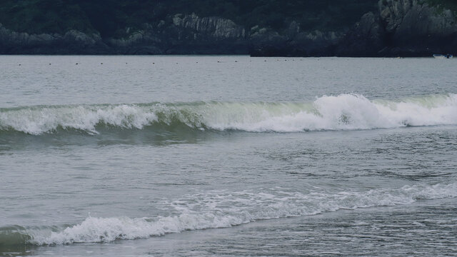 海浪海岸线