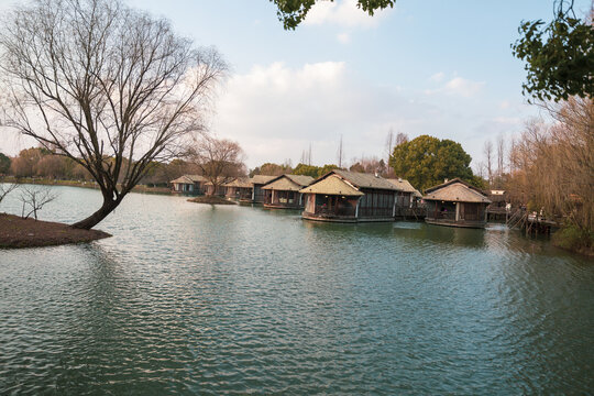 浙江乌镇乌村水上度假村