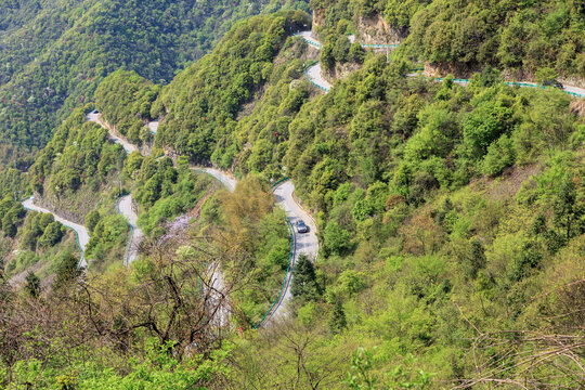 皖南川藏线桃岭公路