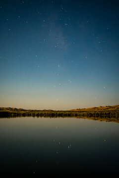 沙漠里的星空