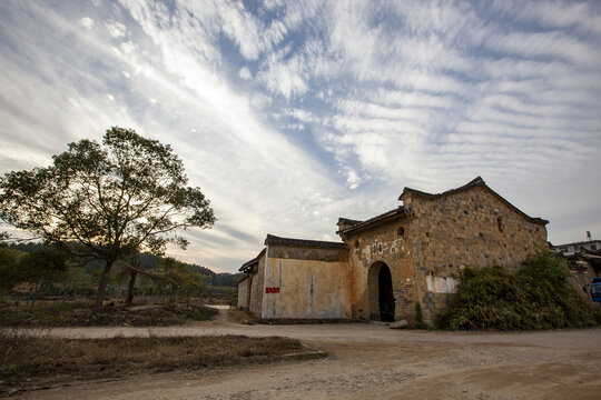 福建武夷山陈村古村落