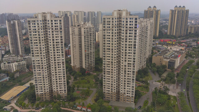 航拍大楼