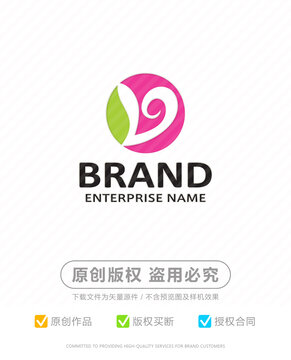 鲜花店logo