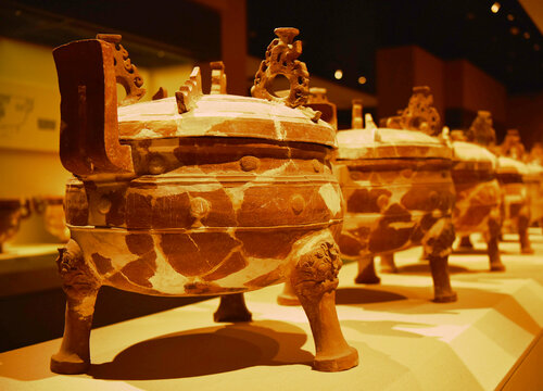 河北博物院战国时期陶器