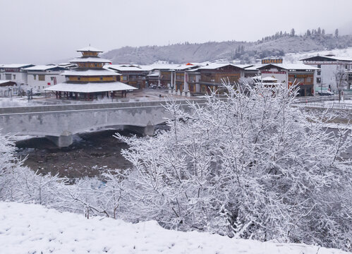 鲁朗春日初雪20