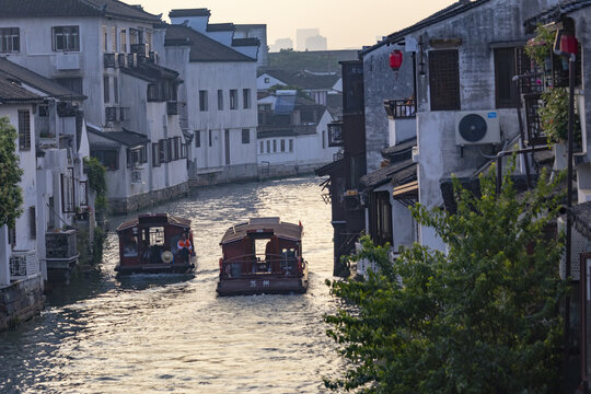 山塘河游船