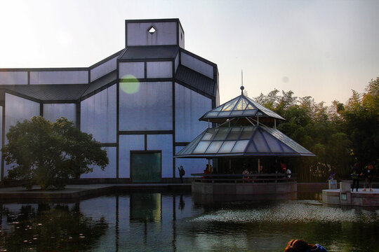 苏州博物馆现代园林建筑